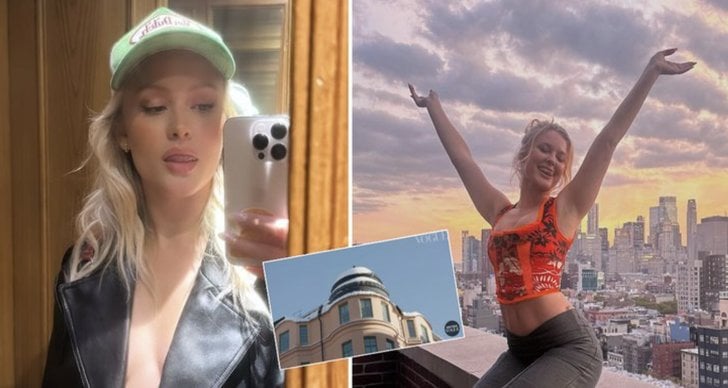 Zara Larsson flyttar från vindsvåningen i Stockholm: "Bor inte här längre"