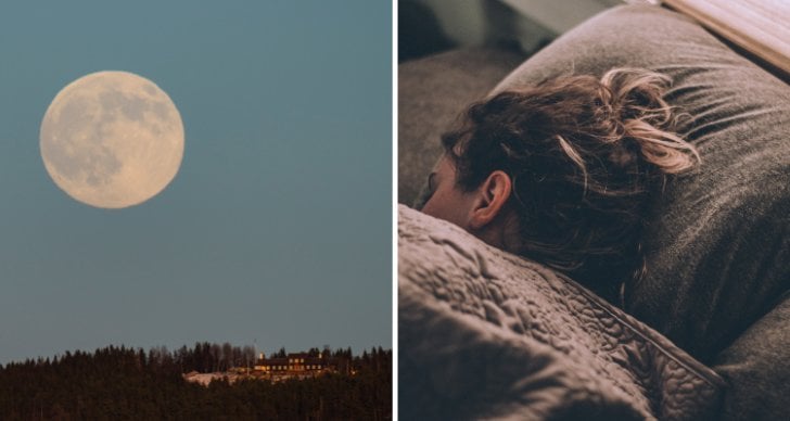 Varför sover man sämre när det är fullmåne? Vi reder ut