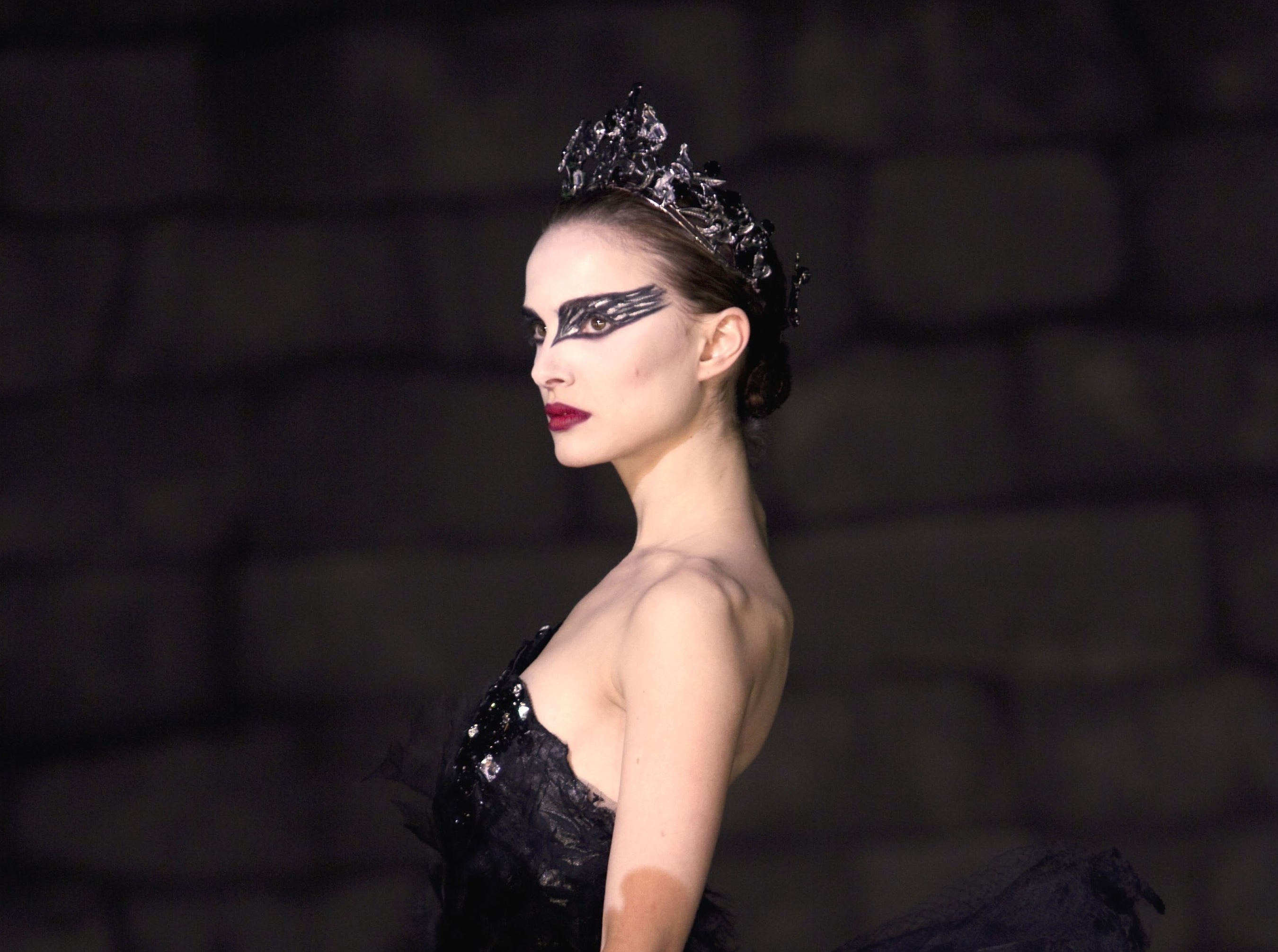Nathalie Portman snålar inte på eyeliner i Oscarsbelönade filmen Black Swan. 