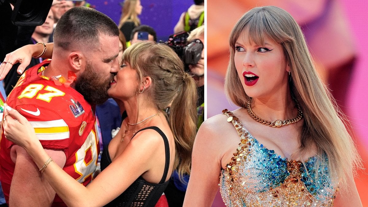 Travis Kelce och Taylor Swift blev ett par 2023. 