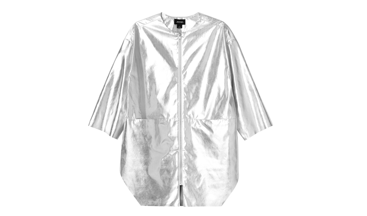 Silvrig jacka från Monki, ca 600 kr. Silvrig jacka från Monki, ca 600 kr.