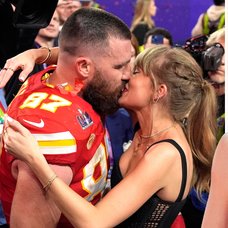 Travis Kelce och Taylor Swift blev ett par 2023. 