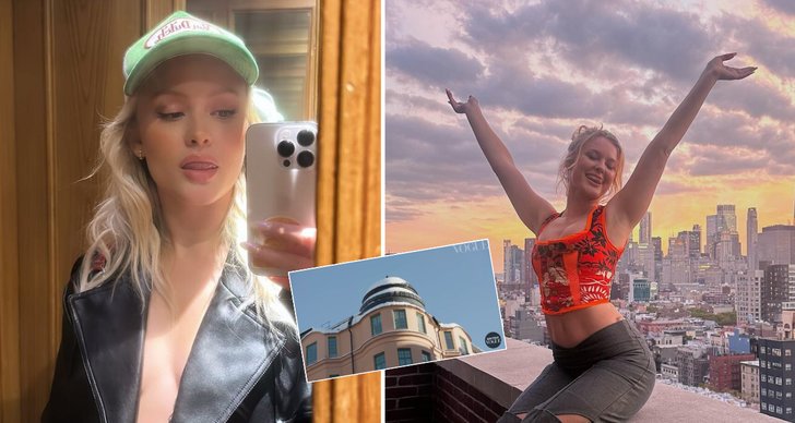 Zara Larsson flyttar från vindsvåningen i Stockholm: "Bor inte här längre"