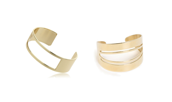 Armband från Gina tricot, ca 130 kr VS armband från Dyrberg Kern hos Nelly, ca 820 kr. Armband från Gina tricot, ca 130 kr VS armband från Dyrberg Kern hos Nelly, ca 820 kr.