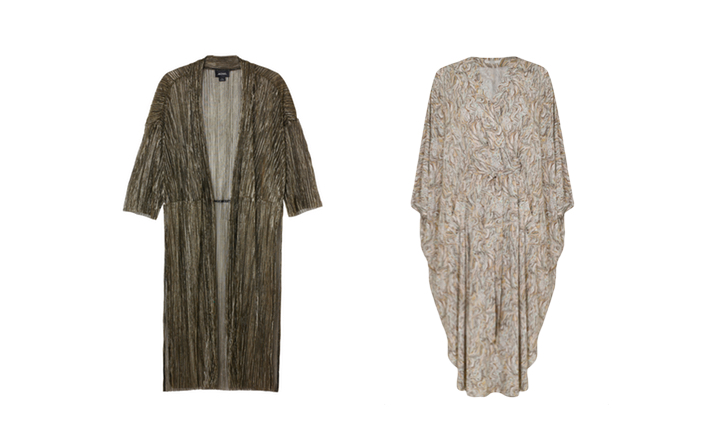 Kimono från Monki, ca 400 kr, VS kimono från Dagmar, ca 2 700 kr. Kimono från Monki, ca 400 kr, VS kimono från Dagmar, ca 2 700 kr.