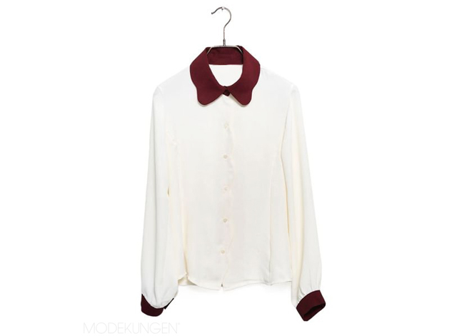 Skjorta med brun krage. Modekungen.se, 599 kr. Skjorta med brun krage. Modekungen.se, 599 kr.