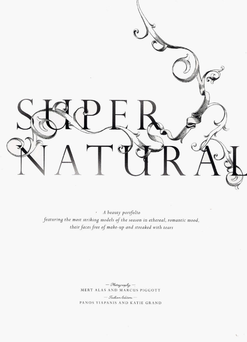 Love Magazine - Super Natural.
