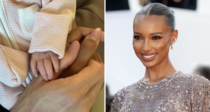 Jasmine Tookes och Juan David Borrero har blivit föräldrar till en dotter.