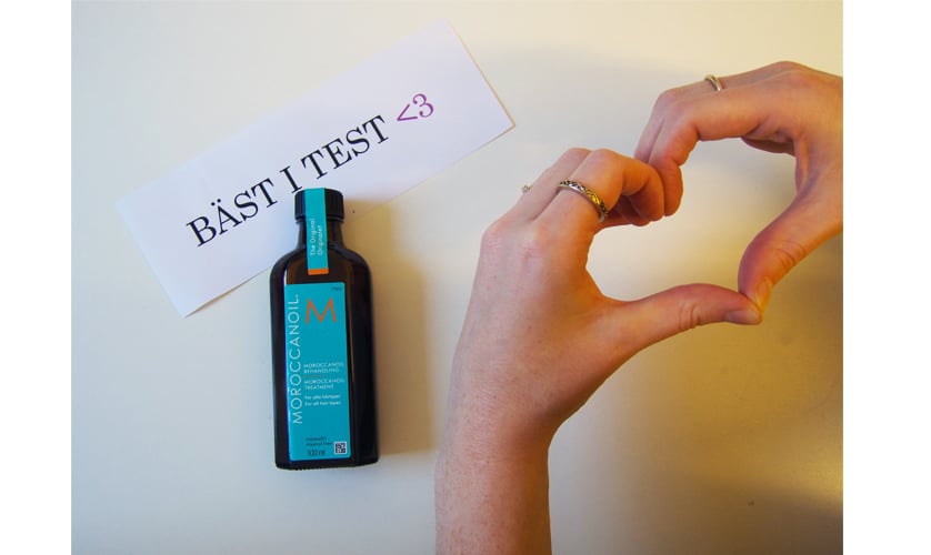 Redaktionens favorit: Vår "bäst i test" i dag är Moroccanoils treatmenat olja. En hårolja som snabbt ger ett snyggt resultat. Redaktionens favorit: Vår "bäst i test" i dag är Moroccanoils treatmenat olja. En hårolja som snabbt ger ett snyggt resultat.
