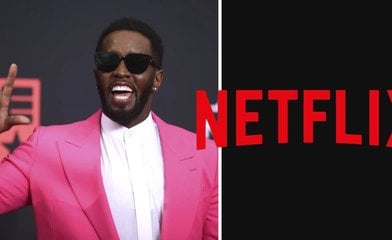 P. Sean Diddy Combs och Netflix logga