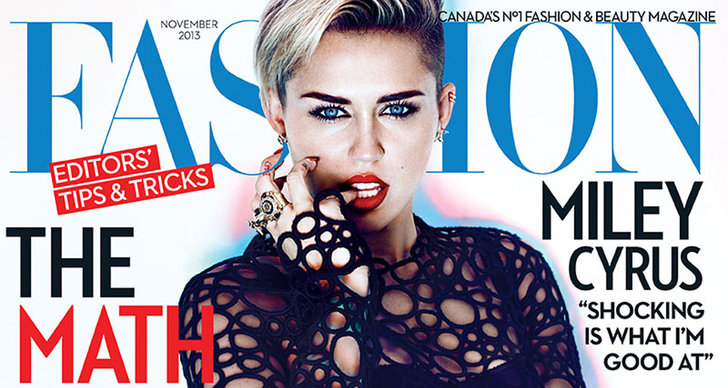 Miley Cyrus på kanadensiska Fashion magazine