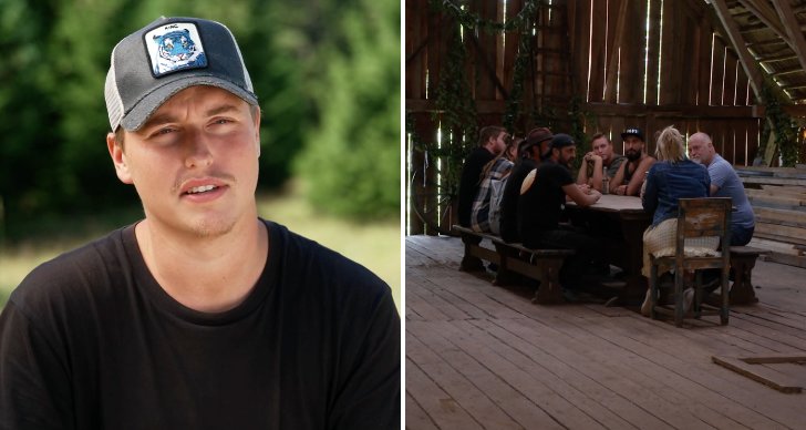 Christoffer Hammarlöf i "Farmen" 2023. 