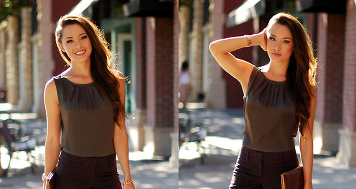 Vi älskar Jessica från USA:s vida byxor, enkelt och fint tillsammans med pumps. http://lookbook.nu/hapatime