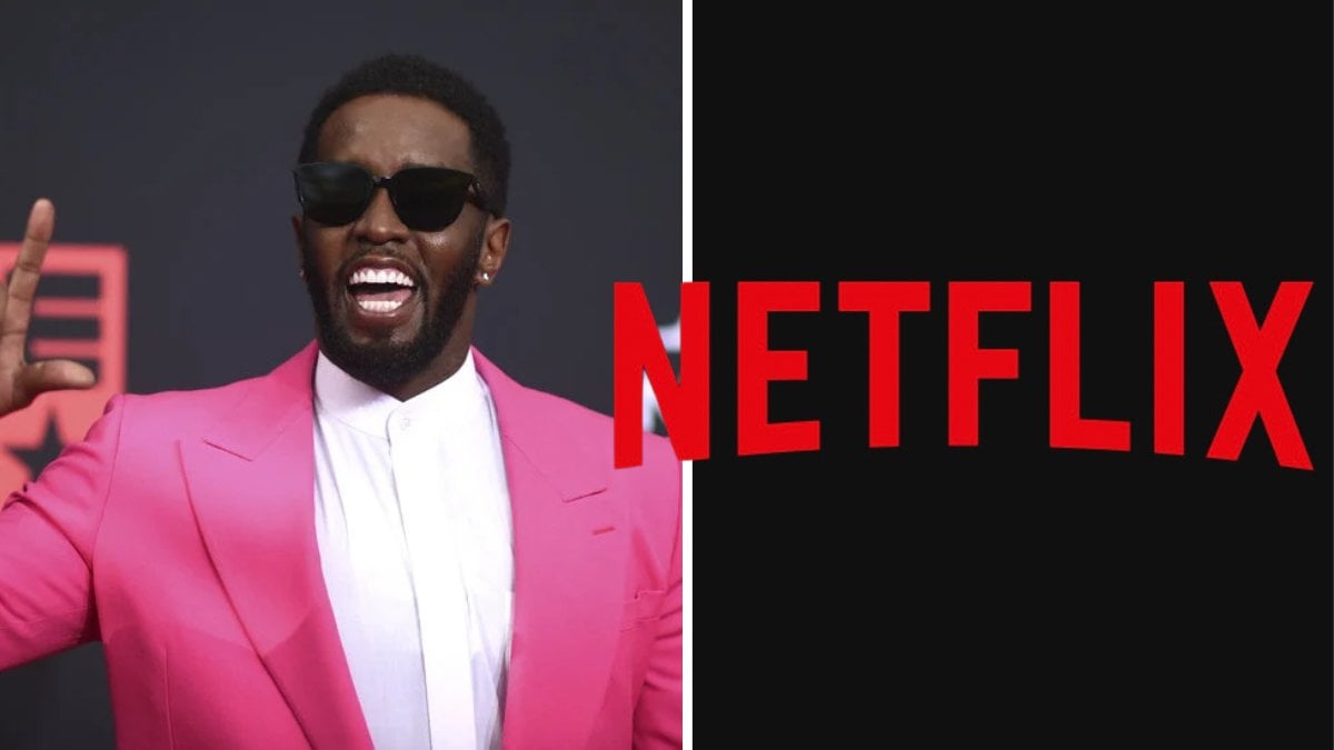 P. Sean Diddy Combs och Netflix logga