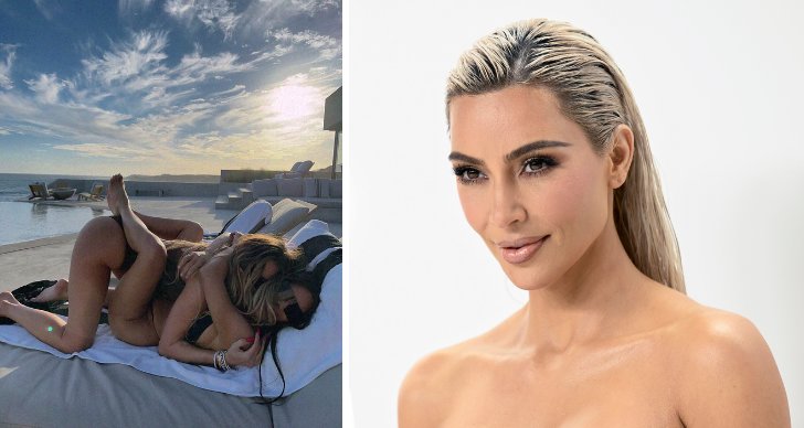 Intima bilderna på Kim Kardashian ifrågasätts av följarna: "Bisarrt"